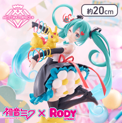 初音ミク×Rody AMP＋フィギュア～40／サンキューver.～　2025年4月19日入荷予定プライズ