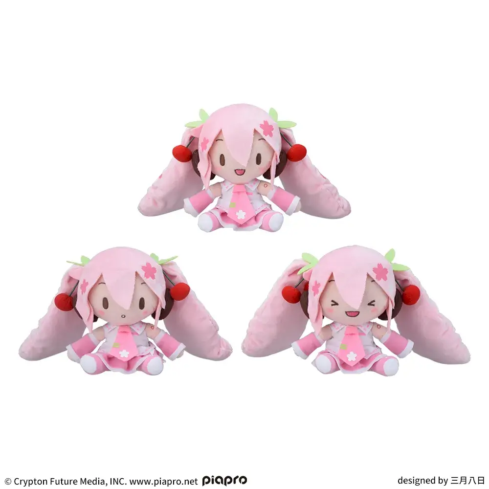初音ミクシリーズふわぷちミニぬいぐるみ“桜ミク”　2025年4月18日入荷予定プライズ