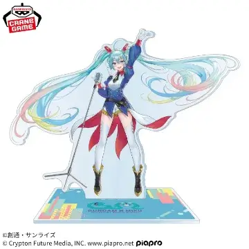 ガンダム45周年×初音ミク オーロラビッグアクリルスタンド2025年5月13日入荷予定プライズ