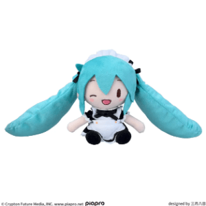 初音ミクシリーズ ふわぷち ミニぬいぐるみ“初音ミク”メイドVer.6月13日入荷予定プライズ