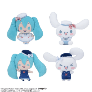 初音ミク×シナモロールぬいぐるみ～マリンスタイル～ 2025年8月7日入荷予定プライズ