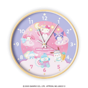 サンリオキャラクターズ ねむねむどり〜みんぐ壁掛けクロック 2025年8月28日入荷予定プライズ
