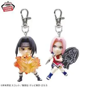 NARUTO-ナルト- フィギュアキーホルダー～うちはサスケ・春野サクラ～2025年9月11日入荷予定プライズ