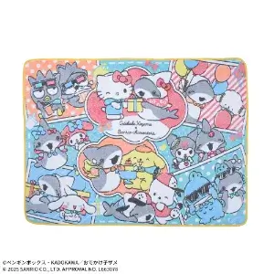 おでかけ子ザメ×サンリオキャラクターズ プラチナムザッカfuwa&hugブランケット2025年11月7日入荷予定プライズ