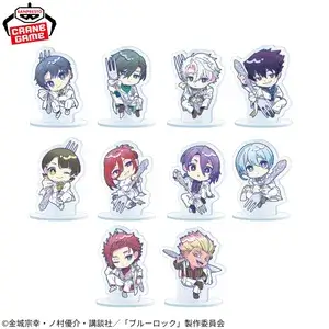ナムコ限定「TVアニメ『ブルーロック』×ナムコキャンペーン -sweets flavor 2026-」スタンド付きミニアクリルプレート デフォルメイラスト 全10種（潔世一、糸師凛、凪誠士郎、烏旅人、蜂楽廻、千切豹馬、御影玲王、氷織羊、糸師冴、士道龍聖）