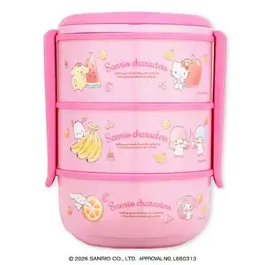 サンリオキャラクターズ キラキラフルーツ3段ピクニックランチボックス2026年1月2週入荷予定プライズ